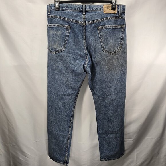 Levi Strauss Signature Traditional Regular Fit Men's Cotton Blue Jeans 36x30 - Picture 6 of 10